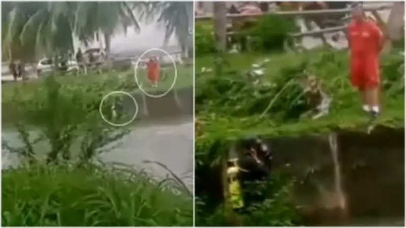 Homem desaparece após ser arrastado por correnteza em alagamento histórico de Fortaleza