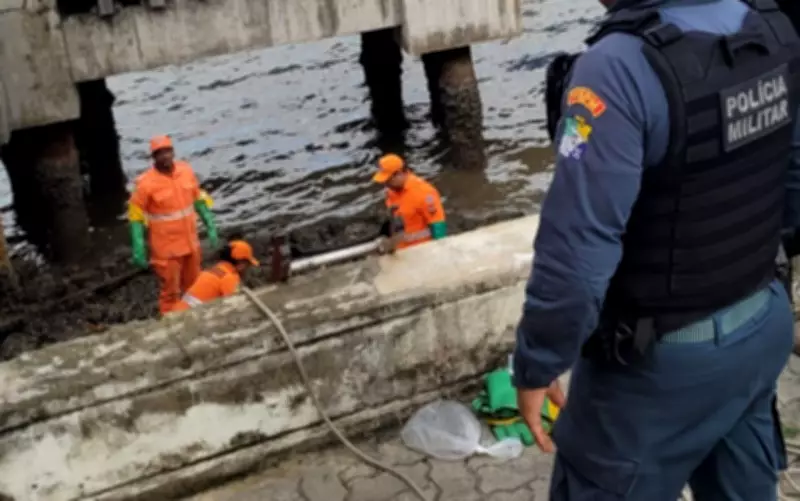 Homem em situação de rua é encontrado morto embaixo de cais do Rio Sergipe