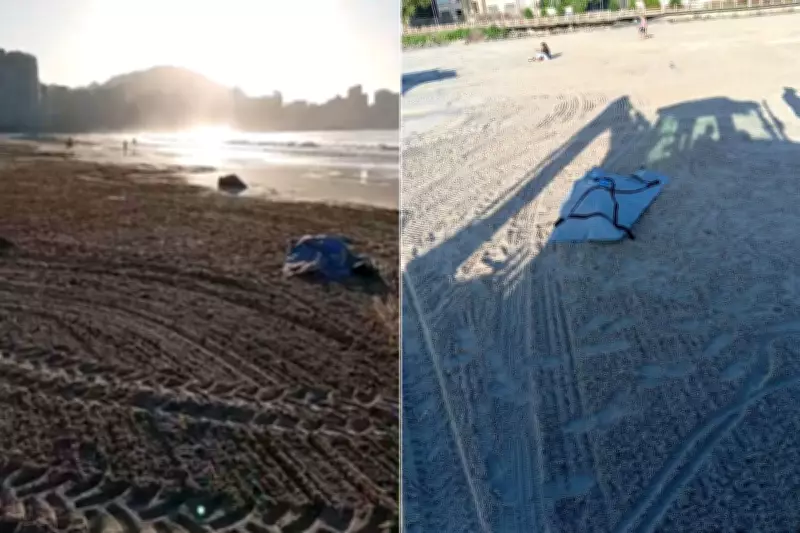 Homem é encontrado morto em praia de São Vicente, SP, em caso investigado como suspeito