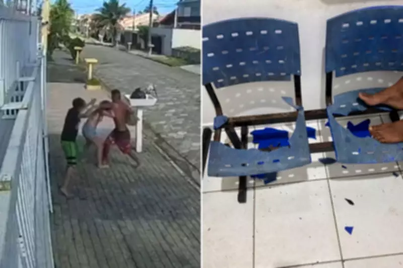 Homem é preso após agredir mãe e filho com autismo e quebrar bancos de delegacia em Peruíbe