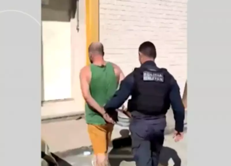 Homem é preso após ameaçar ex-companheira e atear fogo em casa em Petrópolis
