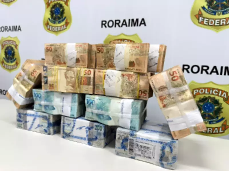 Homem preso com R$ 1 milhão em espécie em Roraima: PF investiga fraude em licitação