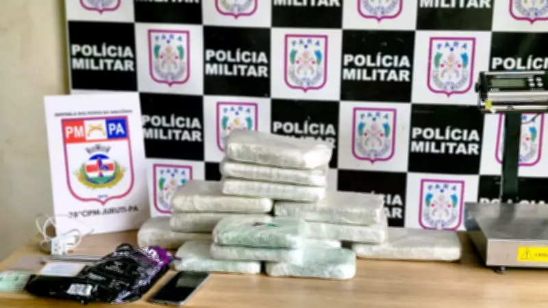 Homem é preso em Juruti transportando quase 15 quilos de drogas em motocicleta