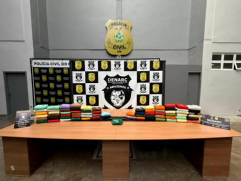 Homem é preso em Manaus com 84 quilos de drogas escondidos em picape transportada por caminhão-cegonha