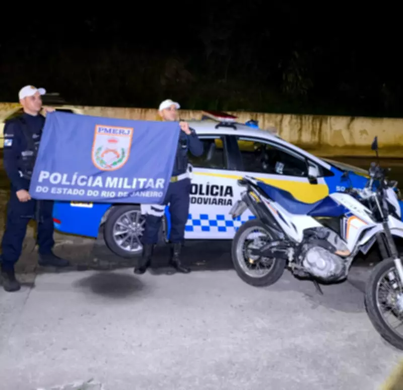 Homem é preso em Mendes com moto roubada de delegacia em São Pedro da Aldeia