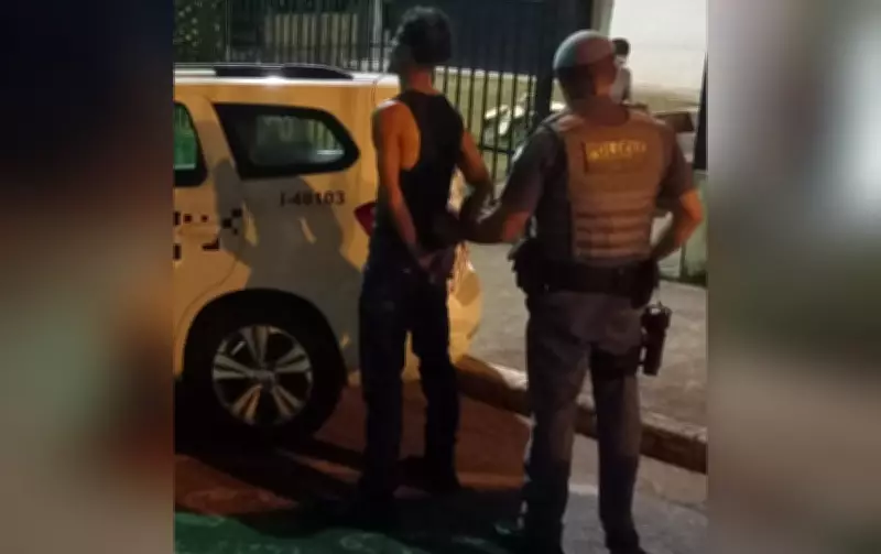 Homem é preso por agredir mãe com agulha de crochê em Alumínio (SP)