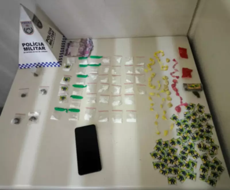 Homem é preso por suspeita de tráfico de drogas em Paraty, no Rio de Janeiro