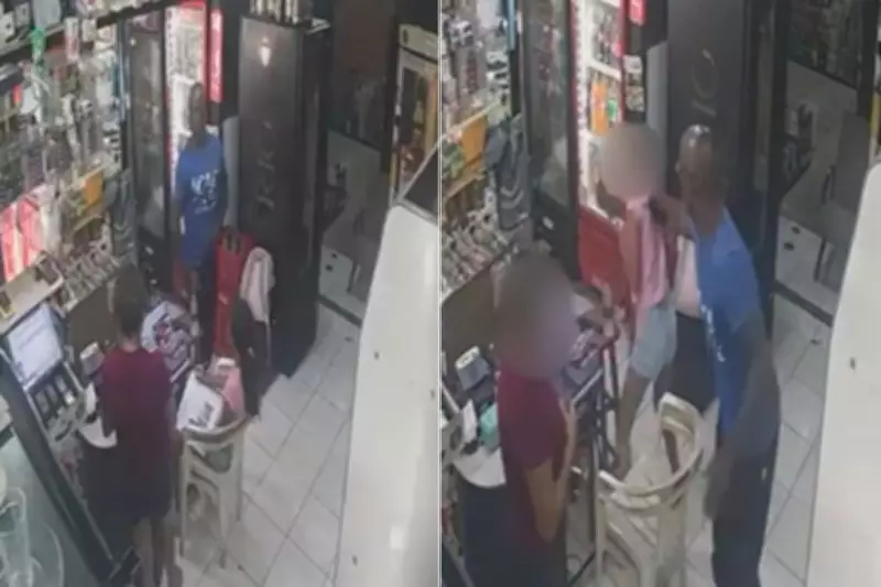 Homem que fingiu ser cliente e roubou adega na frente de criança é preso em Santos