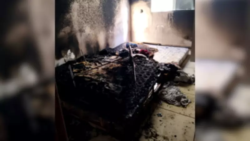 Homem resgatado inconsciente em incêndio em kitnet em Ituiutaba