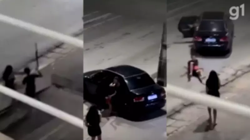 Homem rouba mulher na Av. São Luís Rei de França e cai ao fugir