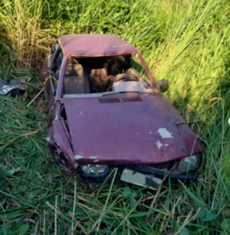 Homem sem habilitação capota carro na BR-116 em Além Paraíba