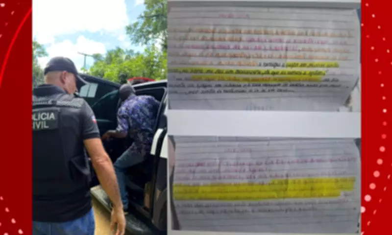Idoso de 62 anos é preso por suspeita de estupro de vulnerável na Bahia após relato em diário