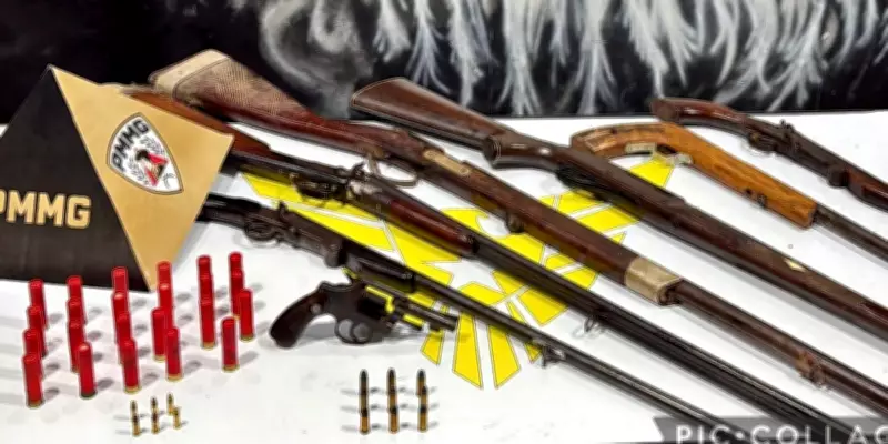 Idoso de 83 anos é preso com arsenal de armas e munições em Curvelo