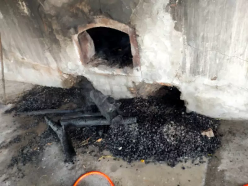 Incêndio atinge fábrica de farinha de mandioca em Euclides da Cunha Paulista