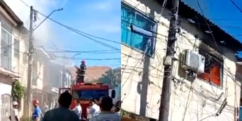 Incêndio consome segundo andar de residência em Icoaraci, Belém; causas são investigadas