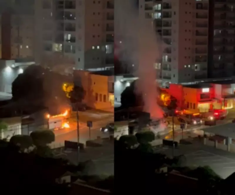 Incêndio em bar da Vila Universitária mobiliza Bombeiros e PM em Bauru