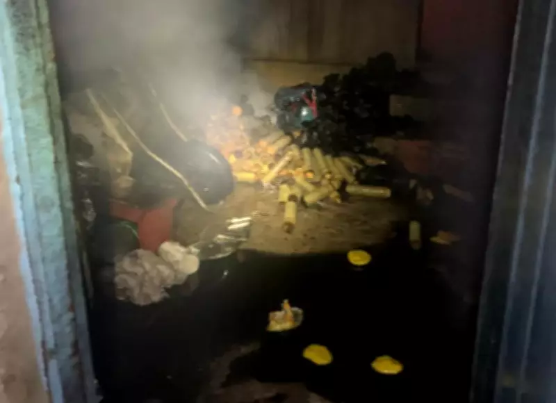 Incêndio em barracão de fogos deixa ferido em Estância, Sergipe