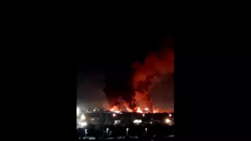 Incêndios e fumaça tomam arredores do aeroporto de Teerã em meio a tensões com Israel