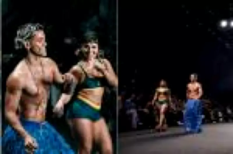 Influenciadores geram polêmica ao dançar na passarela do Rio Fashion Week