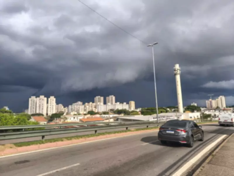 Inmet emite alerta amarelo para chuvas intensas no Vale do Paraíba e Litoral Norte