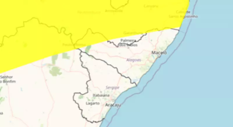 Inmet emite alerta de chuvas intensas para 15 municípios de Alagoas nesta segunda-feira