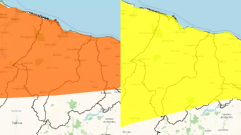 Inmet emite alertas laranja e amarelo para chuvas intensas em 216 cidades do Maranhão