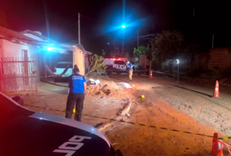 Invasão termina em morte após suspeito avançar com facão contra policial em MS