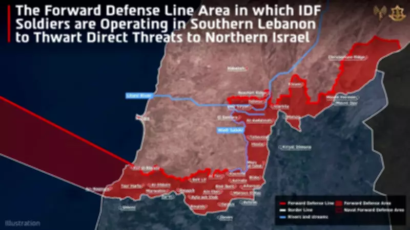 Israel publica mapa inédito com zona de controle no sul do Líbano após cessar-fogo