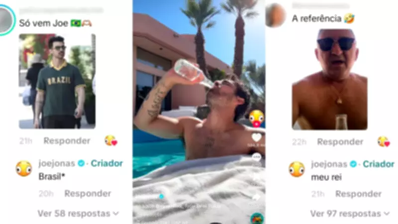 Joe Jonas cita brasileiro Joel Divo em vídeo viral e interage com fãs em português