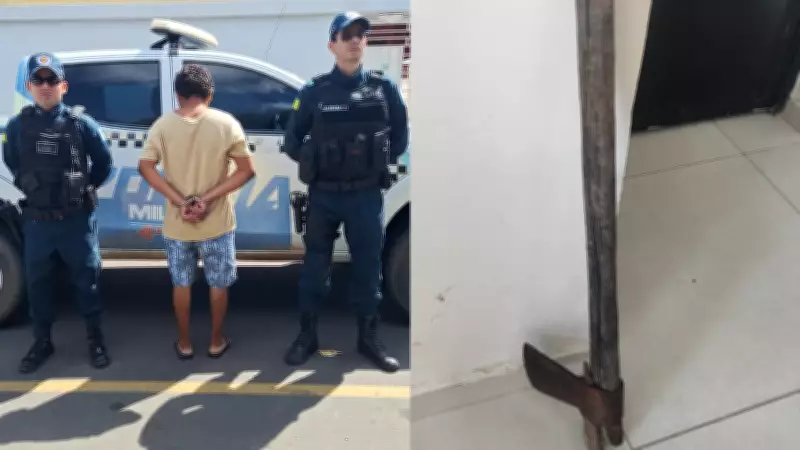 Jovem é ferido na cabeça após ataque do irmão com machado no interior do Piauí; suspeito é preso