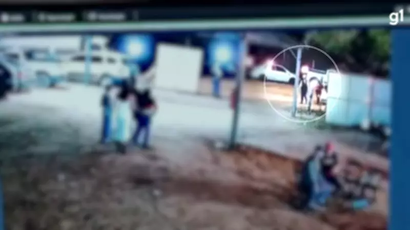 Jovem invade Festa do Milho e atropela seguranças após expulsão no Paraná