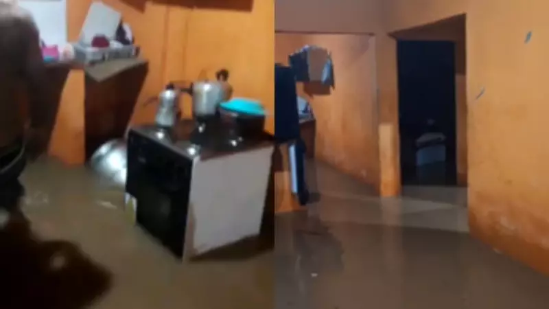 Jovem perde tudo após casa ser alagada por chuva forte em Teresina