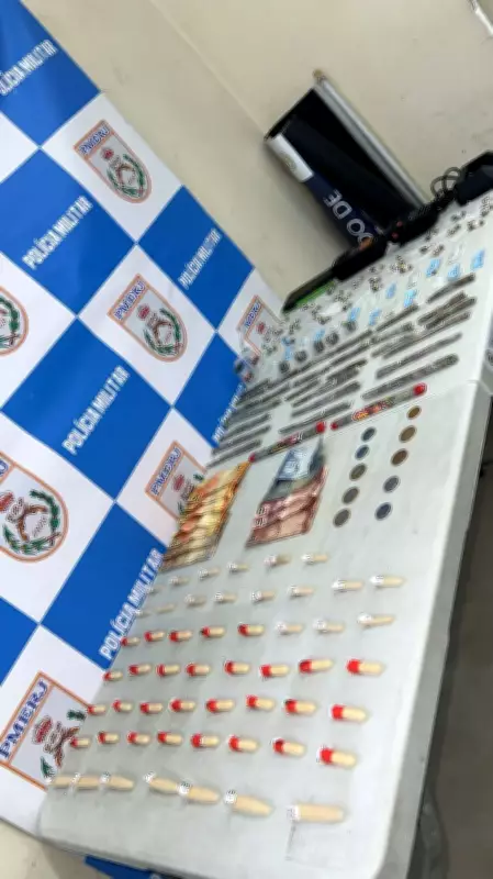 Jovem é preso com drogas em Volta Redonda após denúncia anônima