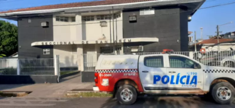 Jovem é preso em Santarém após furto de eletrônicos e alega ter achado objetos no mato