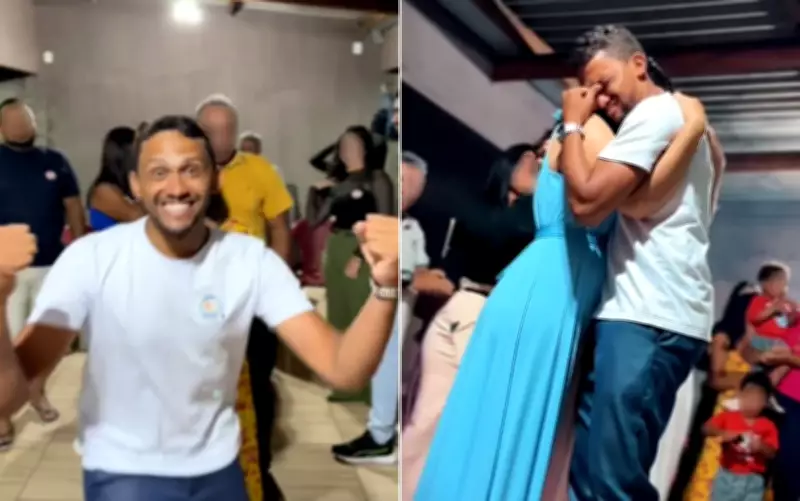 Jovem sobrevivente de parada cardíaca em jogo de futebol celebra chá revelação da filha
