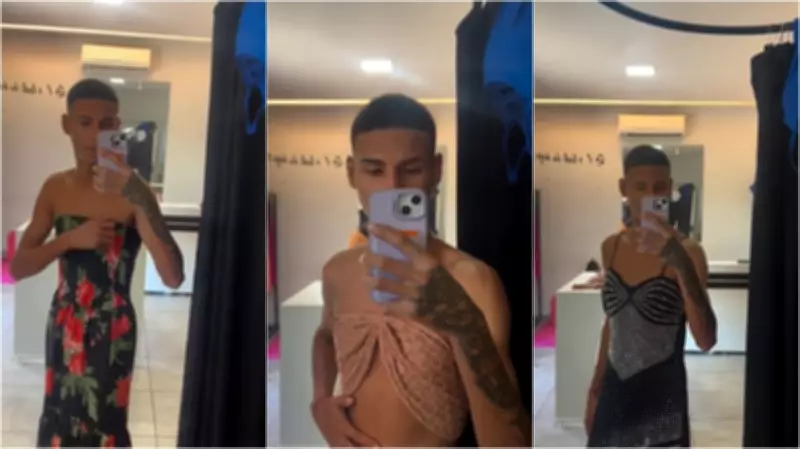 Jovem vira modelo da loja da mãe por R$ 10 e ajuda a vender roupas femininas em Campo Grande