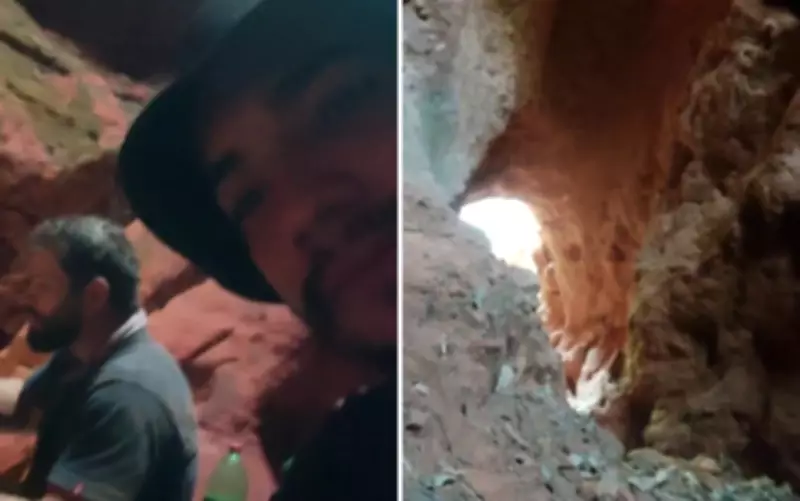 Jovens ficam presos por oito horas em caverna durante trilha na Serra da Portaria