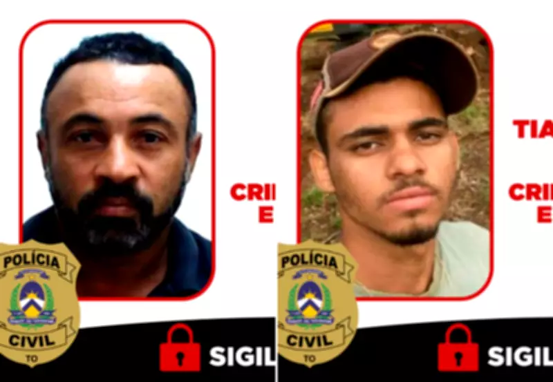 Justiça do Tocantins nega interrogatório virtual para pai e filho foragidos por homicídio