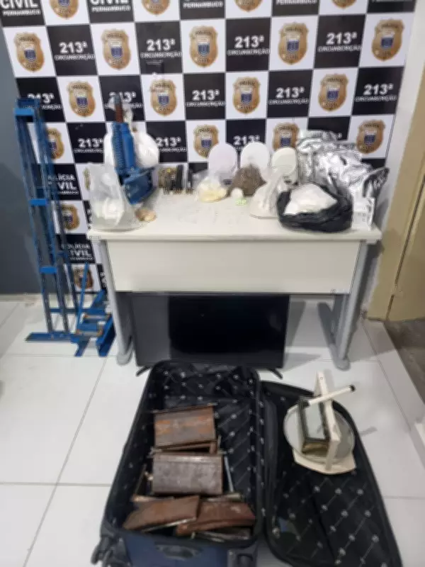 Laboratório de refino de drogas é desarticulado pela polícia em Petrolina, Pernambuco
