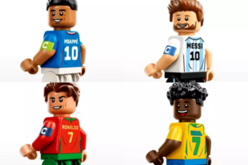 LEGO lança coleção exclusiva da Copa do Mundo 2026 com craques como Messi e Ronaldo
