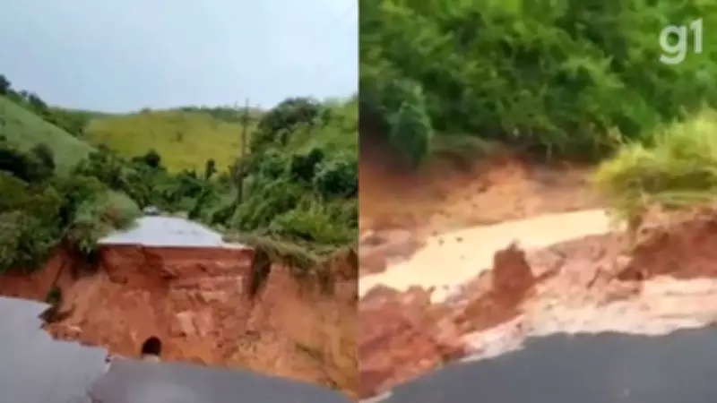 MA-245 interditada após rompimento por chuvas fortes no Maranhão; Sinfra inicia recuperação