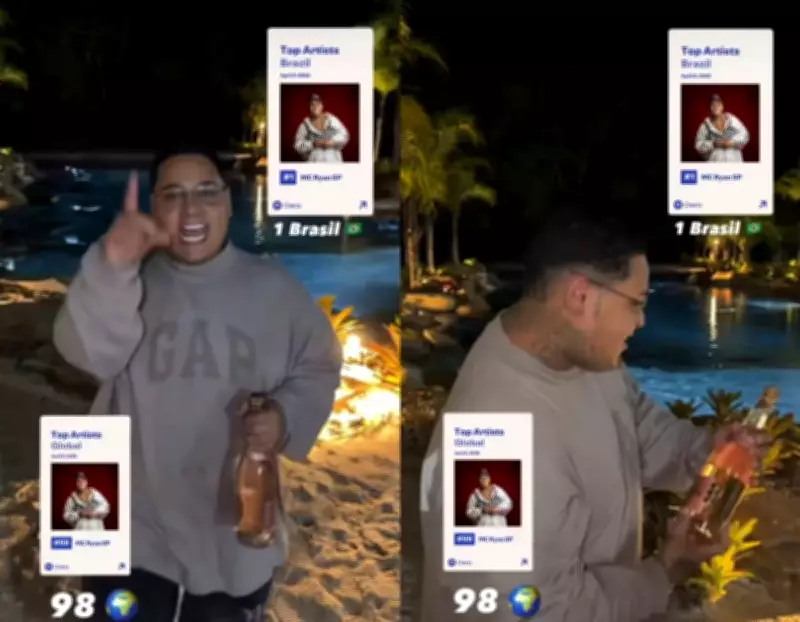 MC Ryan SP comemorou topo do Spotify dias antes de prisão em operação bilionária