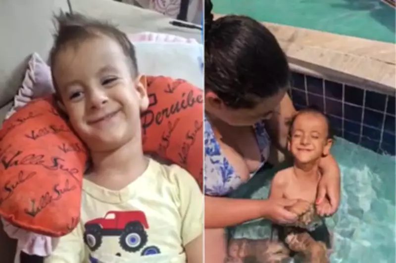 Menino de 4 anos com doença genética rara precisa de ajuda para tratamento