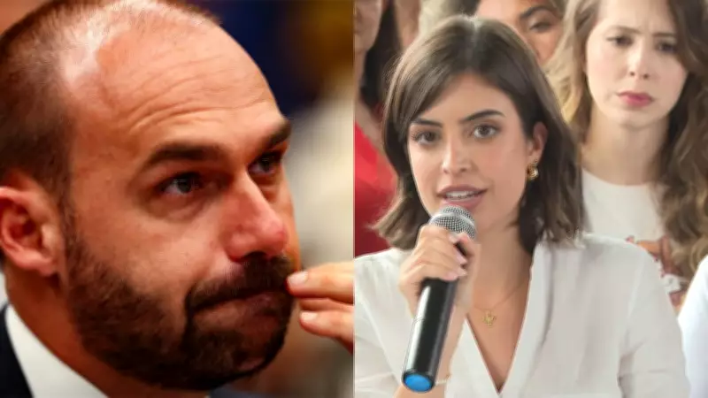 Ministro André Mendonça suspende julgamento de Eduardo Bolsonaro por difamação contra Tabata Amaral