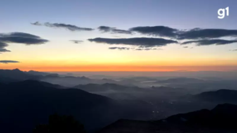 Mirante no RS a 1.200 metros oferece vista panorâmica para Santa Catarina e oceano