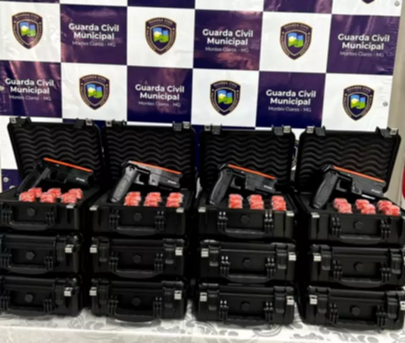 Montes Claros reforça segurança com 63 armas taser para Guarda Civil Municipal