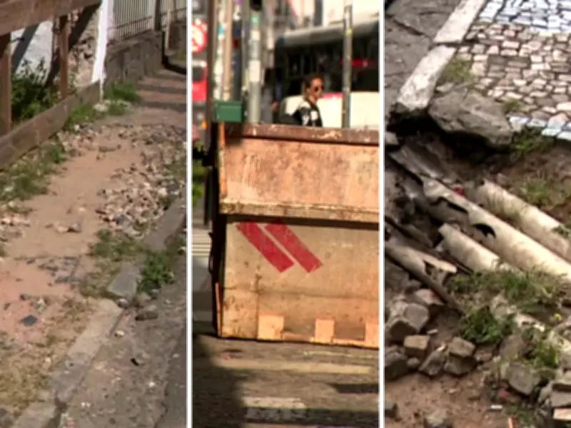 Moradores de Campinas enfrentam calçadas perigosas no centro; queixas disparam 26,8%