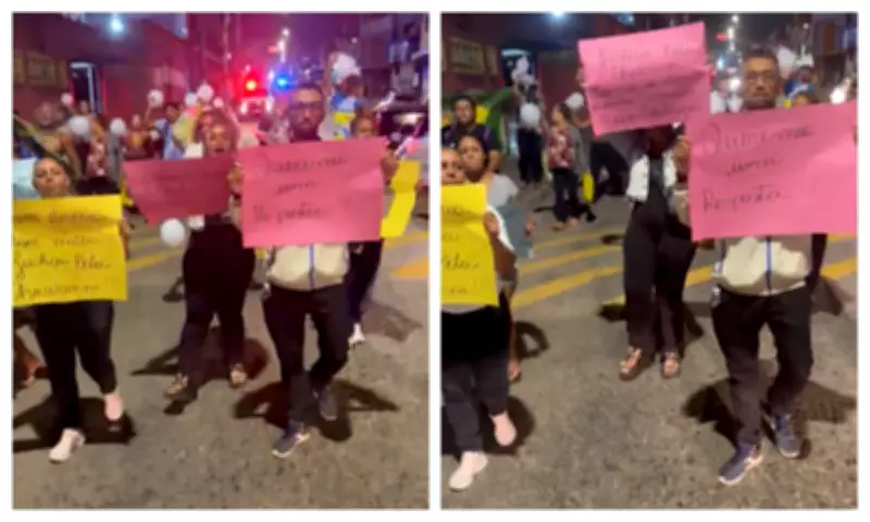 Moradores de Cidade Tiradentes protestam por justiça após morte de Thawanna em ação policial