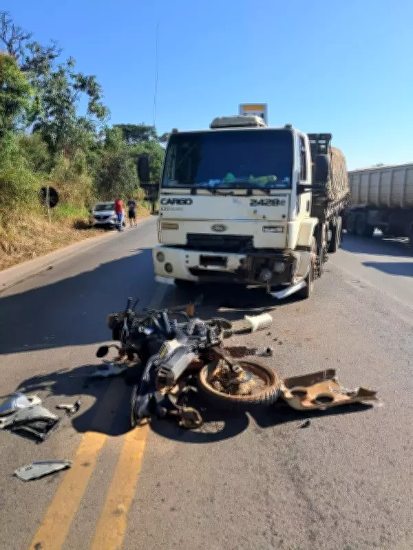 Motociclista de 24 anos morre em acidente na BR-354 em Iguatama