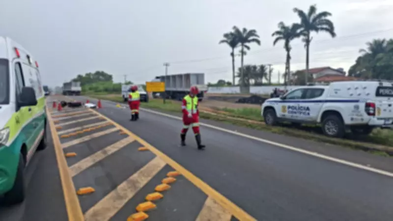 Motociclista de 45 anos morre em acidente grave na BR-101, em Linhares